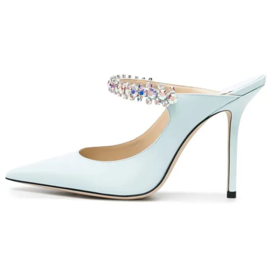 Jimmy Choo Bing 65mm Patent Leather Mules