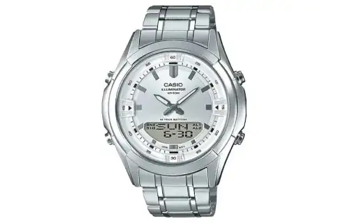 CASIO Men 50mm Silver Watch AMW-840D-7AVDF