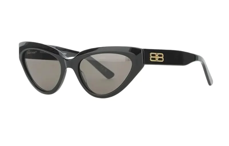 【Best of: Promotions】logo-plaque cat-eye glasses