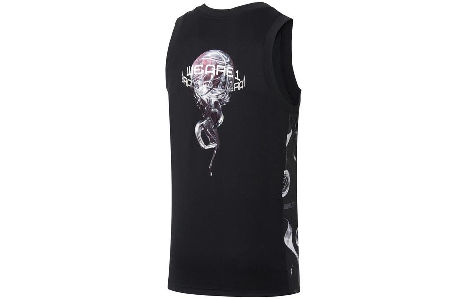 Li Ning Basketball Jerseys Men’s Black Moderate Camisole