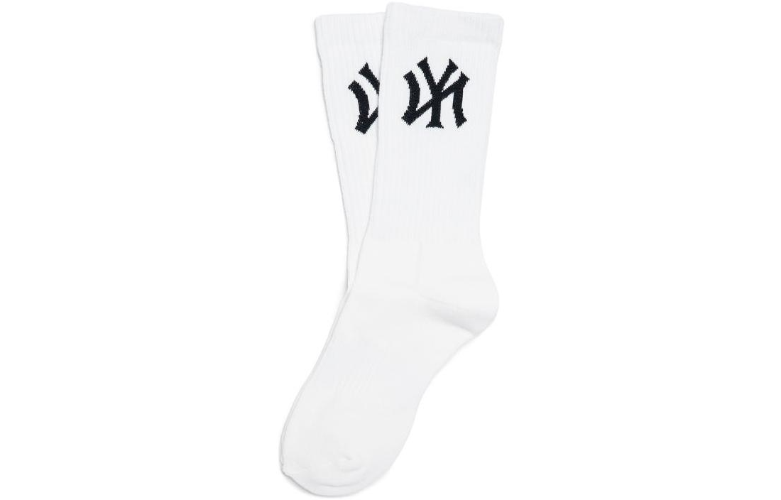 MLB Knee High Socks Unisex White