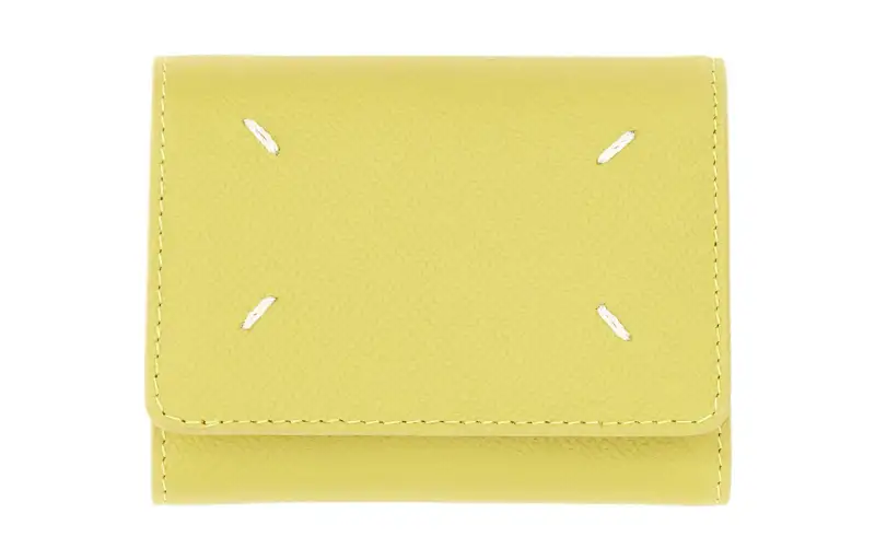 Maison Margiela Calfskin Wallet Men's Yellow