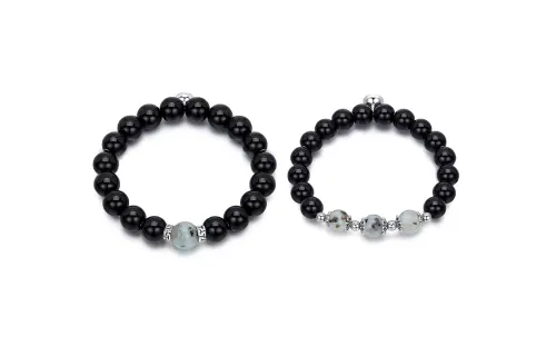 HMZ Obsidian Beaded Bracelets Unisex