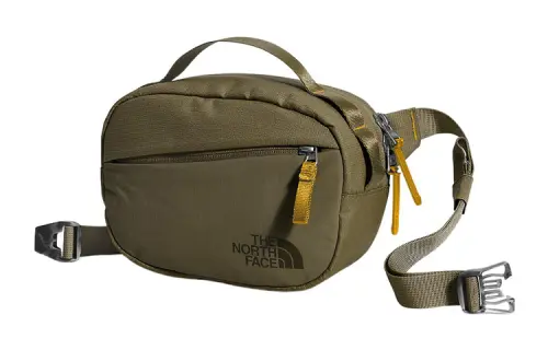THE NORTH FACE 2.1L Fanny Pack Outdoor Bag Polyester Army Green Women's