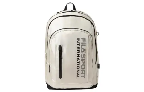 FILA Nylon Backpack Regular Unisex Ecru