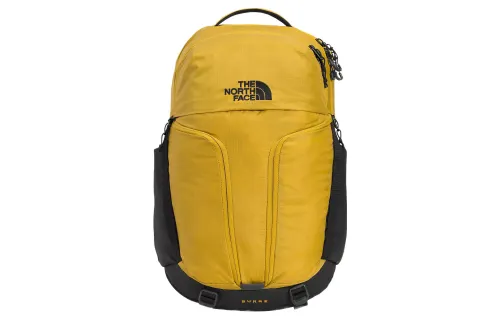 THE NORTH FACE Backpack Double Shoulder Outdoor Bag Recycled Nylon Yellow Men's
