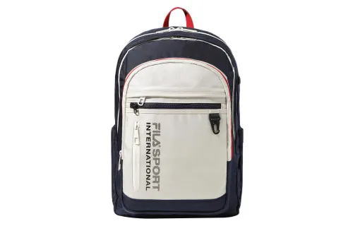 FILA Nylon Backpack Regular Unisex Blue White Multicolor