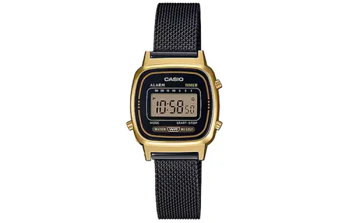 CASIO Unisex VINTAGE Series 24.6mm Black Watch LA670WEMB-1D