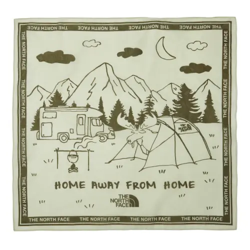 THE NORTH FACE Silk Scarf Unisex Green