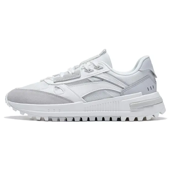 LINING Wind Rider 2.0 Casual Shoes Women's Low-Top Gray White
