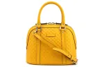 GUCCI Printed Pattern Leather Shoulder Bag, Crossbody Bag, Handbag Women's Yellow
