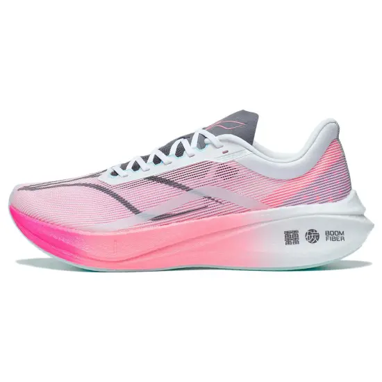 LINING Feidian 3 Challenger Running Shoes Men Low-Top Pink/White
