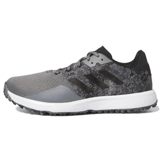Adidas S2G Golf Shoes Men Low-Top Gray White Black