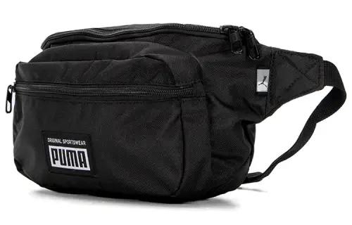 PUMA Fabric Crossbody Bag, Fanny Pack Unisex Black