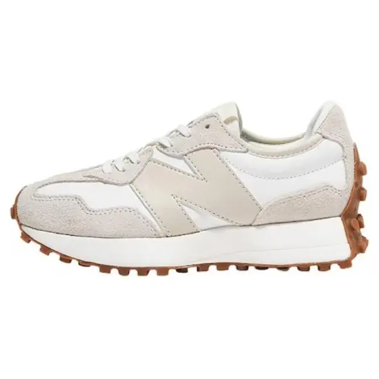 New Balance 327 Beige White Gum Pink Women's