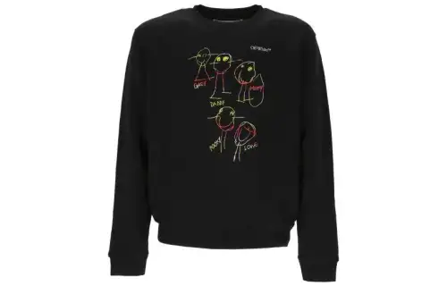 OFF WHITE Graphic print Cotton Sweatshirt