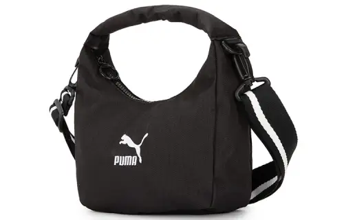 PUMA Fabric Shoulder Bag, Crossbody Bag, Handbag Women's Black