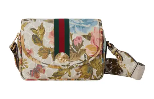 GUCCI Ophidia Canvas Crossbody Bag, Shoulder Bag Women's Multicolor