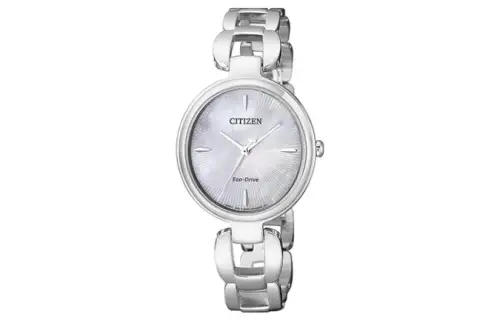CITIZEN ['50', 149262]m Waterproof Light Powered Quartz Movement Stainless Steel Strap Watch 30*29mm