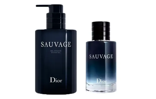 DIOR Shower gel, perfume, medical nutritious set strongly flavoured, 250 ml, 100 ml
