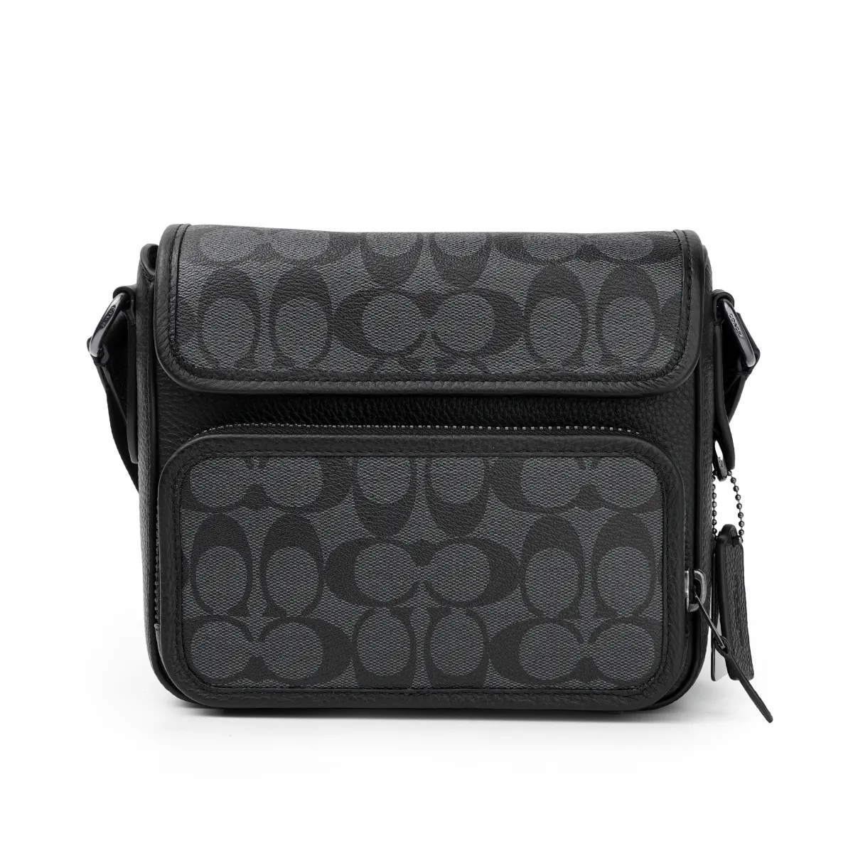 COACH Sullivan Refined Cow Leather, With Artificial Leather Messenger Bag, Crossbody Bag, Shoulder Bag Medium Men's