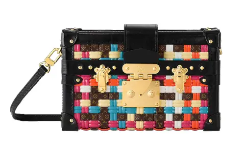 LOUIS VUITTON PETITE MALLE Coated Canvas With Cow Leather Trim And Sheep Leather Lining