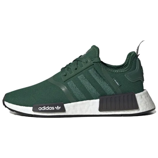 Adidas Originals Nmd R1 Dark Green Core Black Cloud White Women's