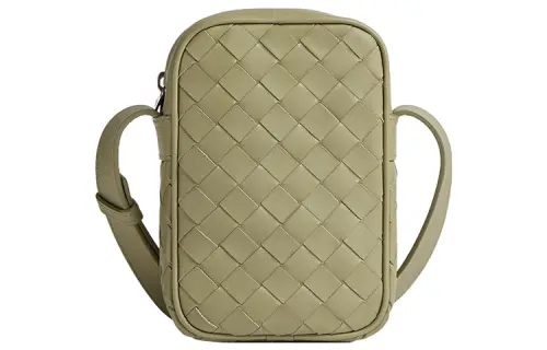 Bottega Veneta Intrecciato Zipped Phone Pouch