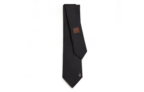 HERMES Pinces H Silk Ties Men's
