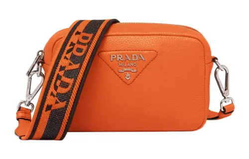 PRADA Leather Crossbody Bag, Shoulder Bag Women's