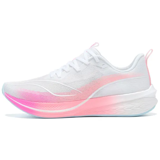 LINING Red Hare 6 Pro Running Shoes Women's Low-Top White Pink