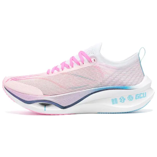 LINING Feidian 3 Ultra Running Shoes Unisex Low-Top Pink Blue