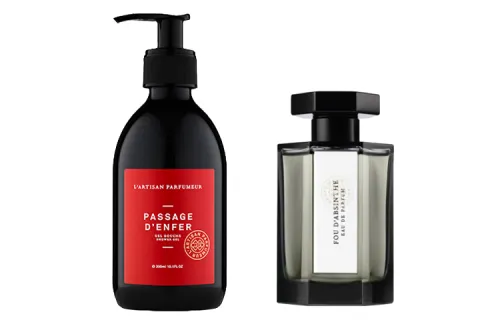Artisan's Fragrance Road to Hades Shower Gel + Love Absinthe Perfume Combination EDP Eau de Parfum