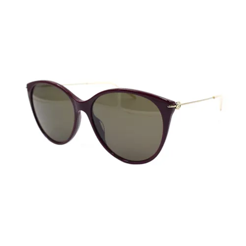 Gg engraved pantos-frame sunglasses