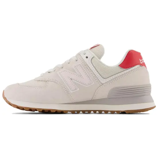 New Balance 574 Reflection Washed Pink True Red Women's