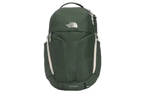THE NORTH FACE Backpack Double Shoulder Outdoor Bag Recycled Polyester Green Women's