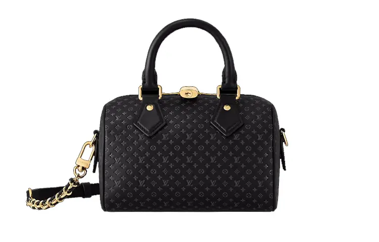 LOUIS VUITTON Speedy Bandouliere 20 Black
