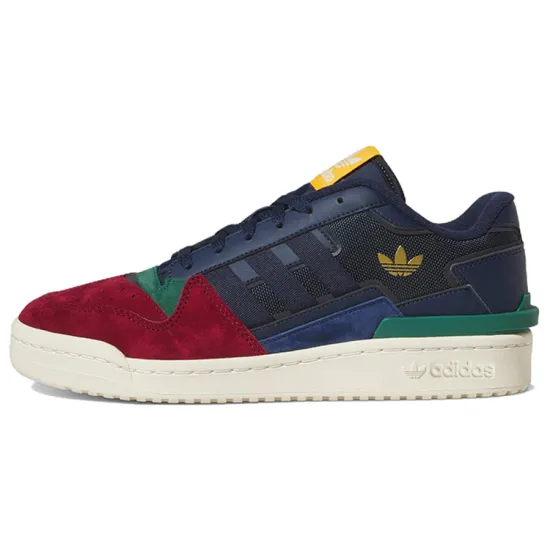 Adidas Originals Forum Exhibit Low 2.0 Collegiate Navy Burgundy Green