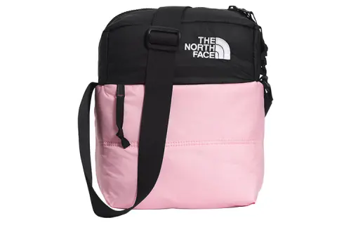 THE NORTH FACE Nuptse 7L One Shoulder Crossbody Outdoor Bag Nylon Pink Black Unisex