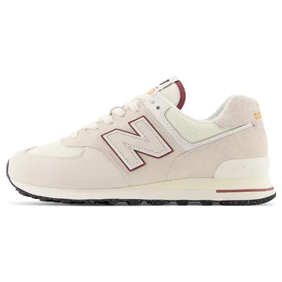 New Balance 574 Off White Burgundy 2023