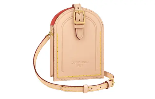 LOUIS VUITTON Name Tag Xl Clutch Natural