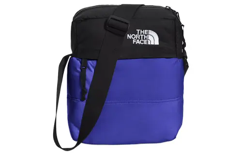 THE NORTH FACE Nuptse 4L One Shoulder Crossbody Outdoor Bag Nylon Blue Black Unisex