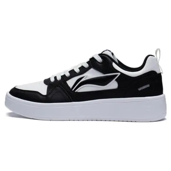 LiNing Xingchu 2.0 Anti Slip Wear Resistant Low Top Skateboard Shoes Black White