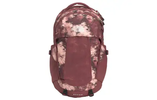 THE NORTH FACE 25L Backpack Double Shoulder Outdoor Bag Recycled Nylon Brick Red Women's