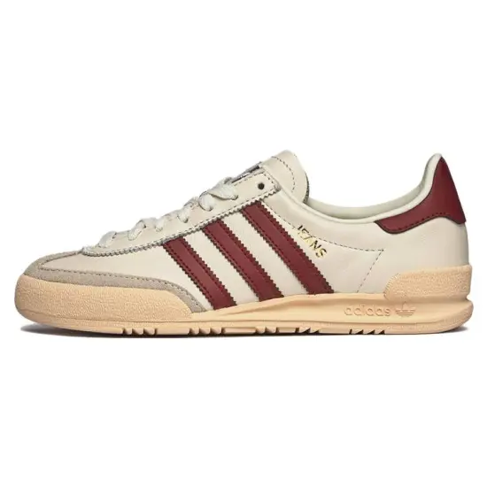 Adidas Jeans Chalk White Collegiate Burgundy