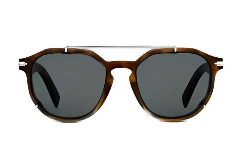 DIOR Sunglasses Men's Brown