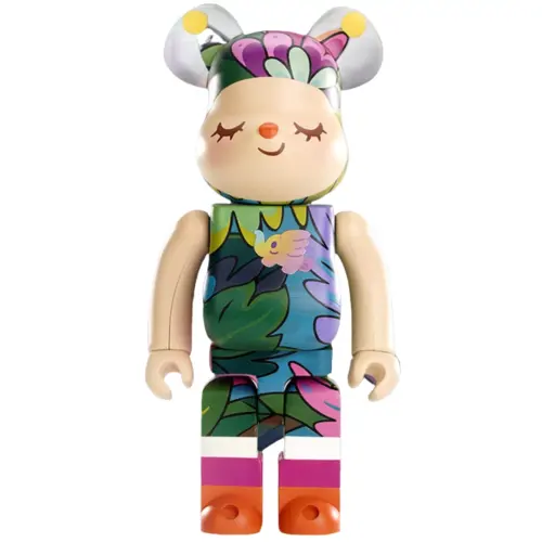 BE@RBRICK X greenie&elfie forest elf and Dumbo trendy doll 7cm, 28cm, 70cm
