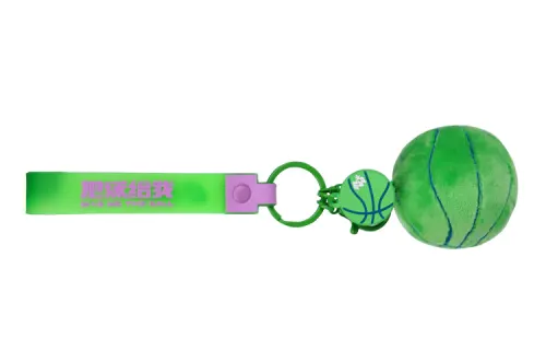 POTDEMIEL Honey Jar Basketball City Series Give Me the Ball Green Basketball Slam Dunk Doll Plush Pendant Trumpet High