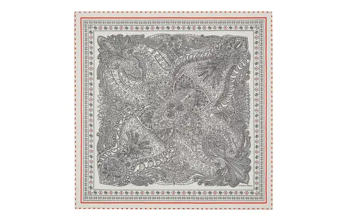 HERMES Headwraps Unisex White