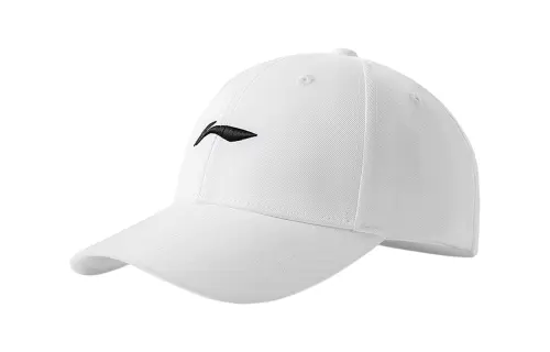 Li Ning Polyester Baseball Caps Unisex White